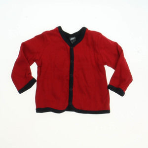 Primary.com Girls Red | Navy Cardigan size: 6-12 Months